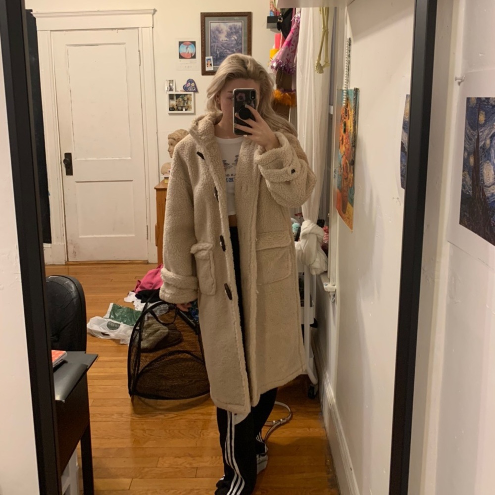 Tan Teddy Coat